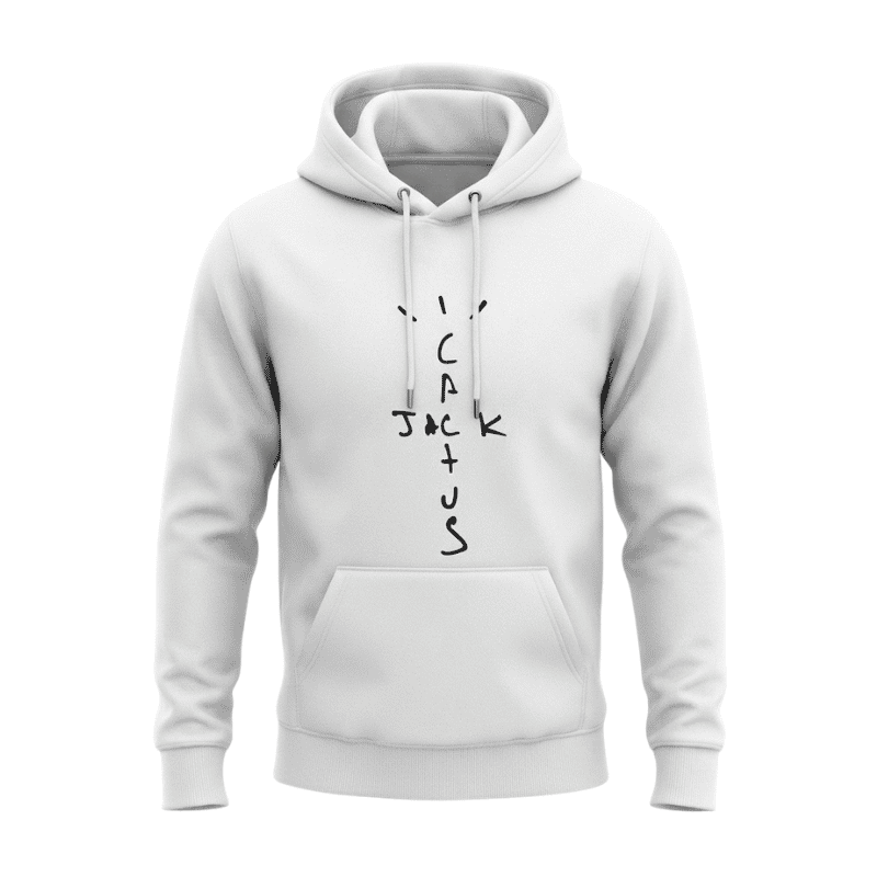 Cactus Jack White Hoodie Cactus Jack White Hoodie